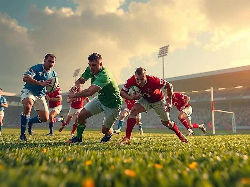 Intense rugby action in Rugby Vigor IN Rugby Vigor IN Gameplay